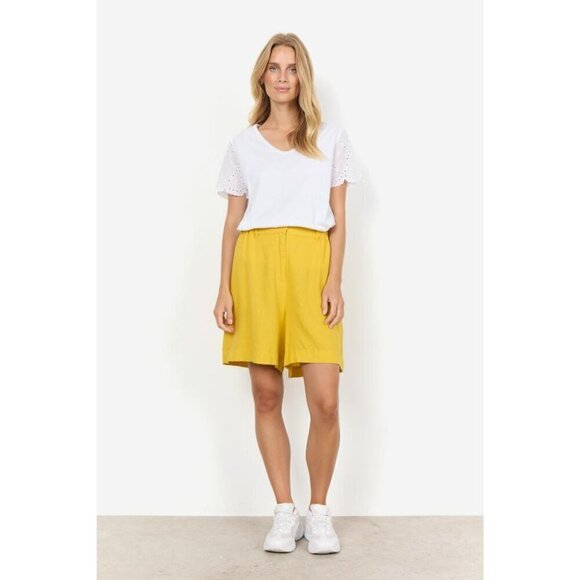 NWT SOYA CONCEPT Loraine 5 100% Organic Cotton Pure White Eyelet Shirt - Picture 2 of 5